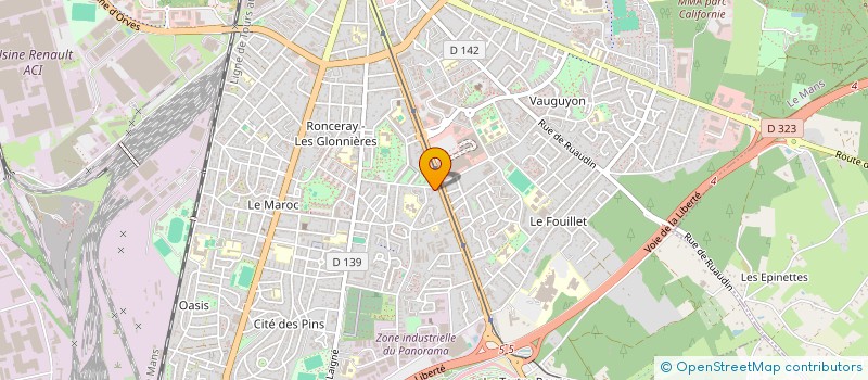 localisation de l'entreprise SCI DE LA PHARMACIE DU TERTRE ROUGE  LE MANS