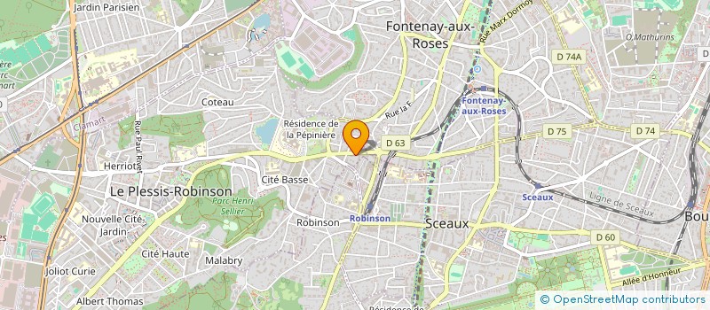 localisation de l'entreprise SCI DE LA PIERRE à LE PLESSIS-ROBINSON