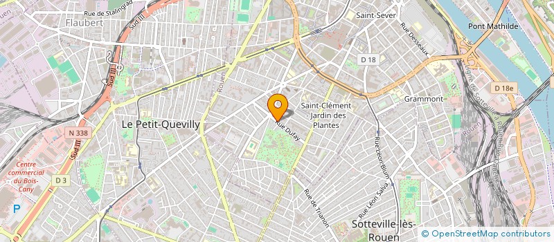 localisation de l'entreprise SCI DE LA PIERRE AU VENT  ROUEN