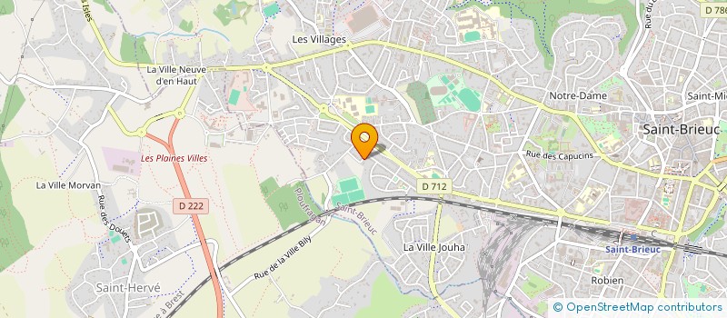 localisation de l'entreprise SCI DE LA PIERRE BLANCHE à SAINT-BRIEUC