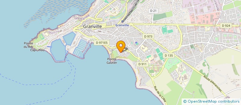 localisation de l'entreprise SCI DE LA PIERRE BLANCHE à GRANVILLE