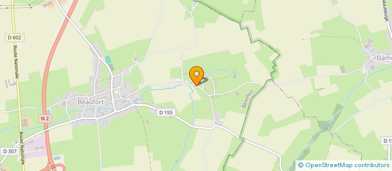 localisation de l'entreprise SCI DE LA PIERRE BLEUE  BEAUFORT