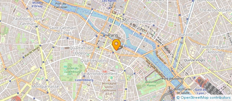 localisation de l'entreprise SCI DE LA PIERRE D'OLIVE  PARIS