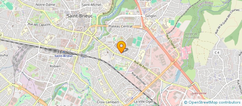 localisation de l'entreprise SCI DE LA PIERRE GRISE à SAINT-BRIEUC