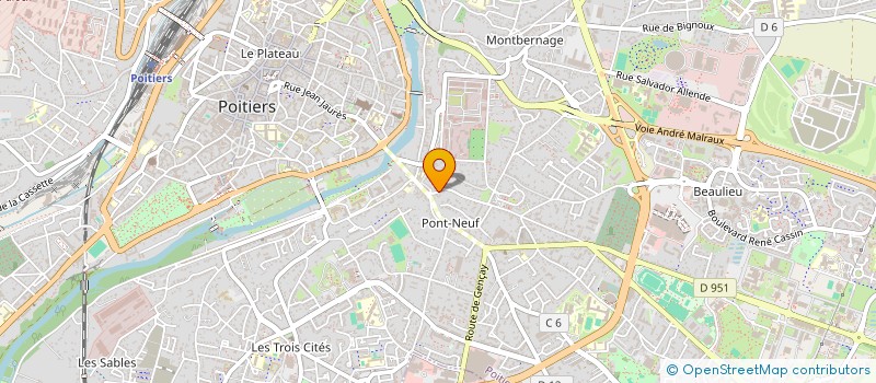 localisation de l'entreprise SCI DE LA PIERRE LEVEE  SAINT-PALAIS-SUR-MER