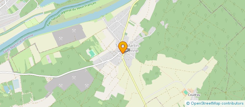 localisation de l'entreprise SCI DE LA PIERRE LEVEE  SAINT-MARTIN-LA-GARENNE