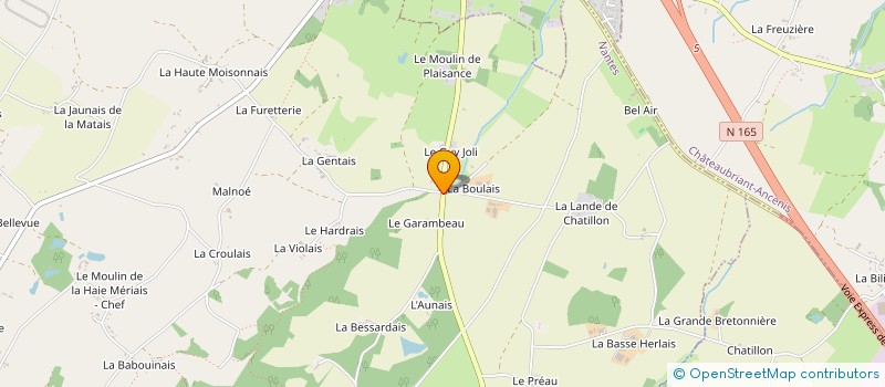 localisation de l'entreprise SCI DE LA PIERRE MARIE  CORDEMAIS