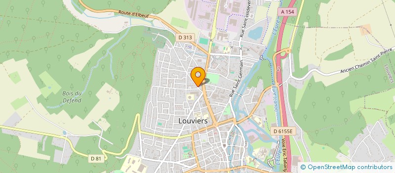 localisation de l'entreprise SCI DE LA PIERRE POLIE à LOUVIERS