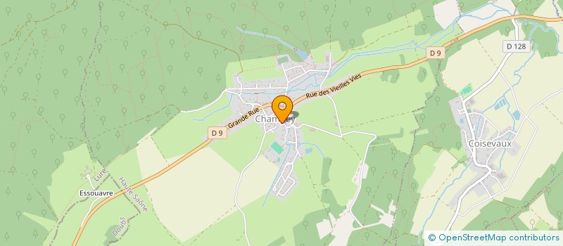 localisation de l'entreprise SCI DE LA PIERRE QUI TOURNE  CHAMPEY