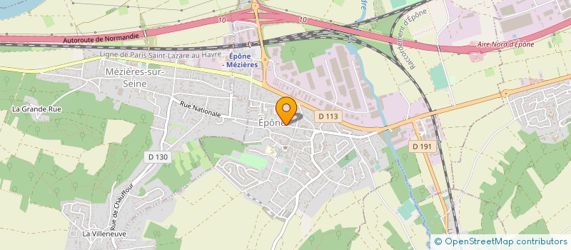 localisation de l'entreprise SCI DE LA PIERRE TALON  EPONE