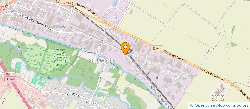 localisation de l'entreprise SCI DE LA PIERRE TROUEE  REIMS