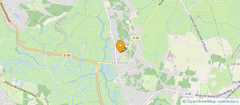 localisation de l'entreprise SCI DE LA PIGEONNIERE à SAINT-HILAIRE-DE-RIEZ