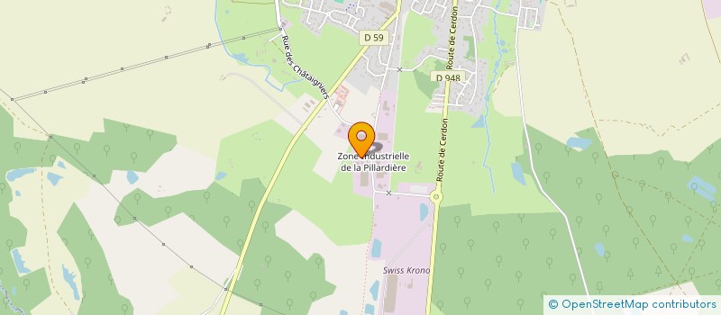localisation de l'entreprise SCI DE LA PILLARDIERE à SULLY-SUR-LOIRE