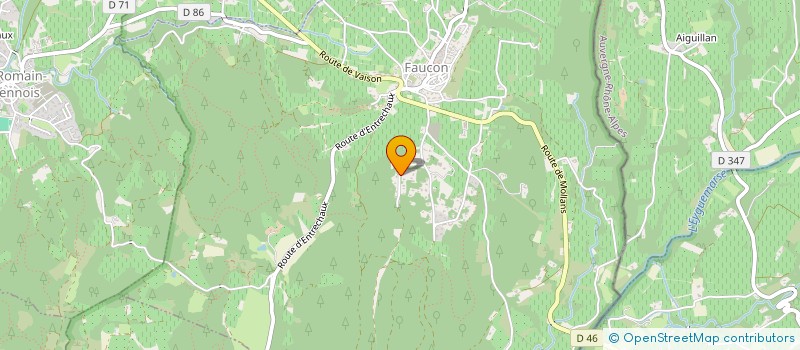 localisation de l'entreprise SCI DE LA PINEDE  SAINT-MARCELLIN-LES-VAISON