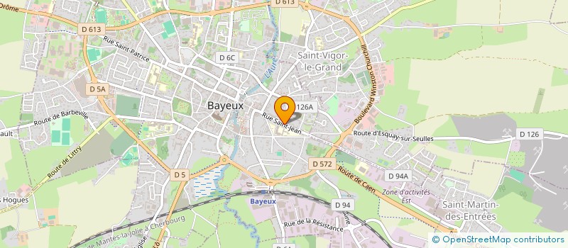 localisation de l'entreprise SCI DE LA PINEDE  BAYEUX