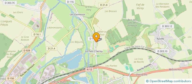 localisation de l'entreprise SCI DE LA PINEDE à CHERISY