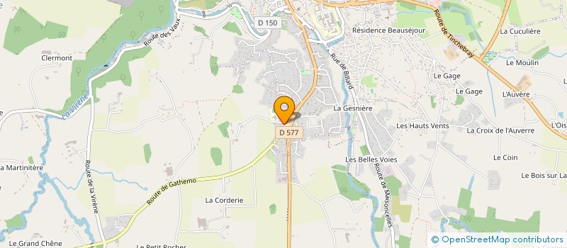 localisation de l'entreprise SCI DE LA PINSONNIERE  VIRE-NORMANDIE