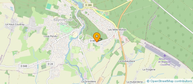 localisation de l'entreprise SCI DE LA PIQUENIERE à JUVIGNY VAL D'ANDAINE