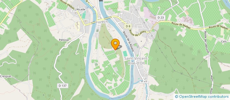 localisation de l'entreprise SCI DE LA PISTOULE  LUZECH