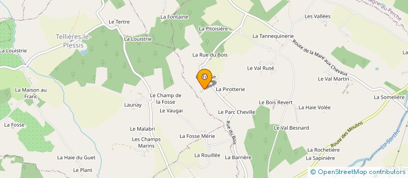 localisation de l'entreprise SCI DE LA PITOISERIE à SAINT-AGNAN-SUR-SARTHE