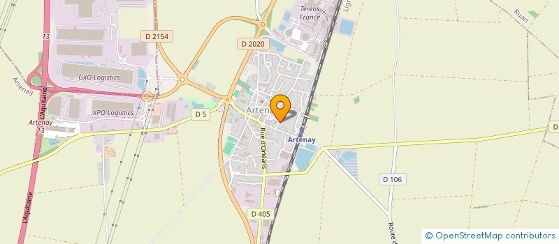 localisation de l'entreprise SCI DE LA PLACE à ARTENAY