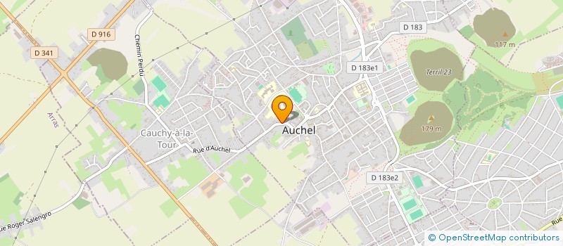 localisation de l'entreprise SCI DE LA PLACE  AUCHEL