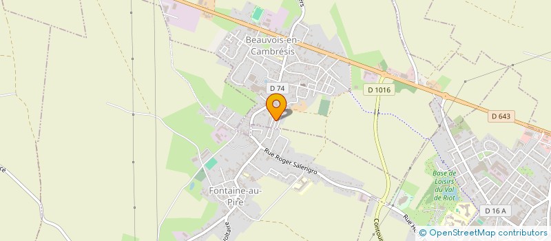 localisation de l'entreprise SCI DE LA PLACE  BEAUVOIS-EN-CAMBRESIS