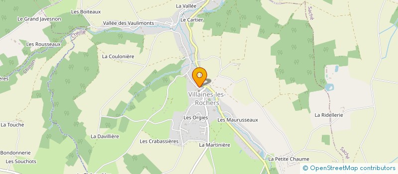 localisation de l'entreprise SCI DE LA PLACE  VILLAINES-LES-ROCHERS