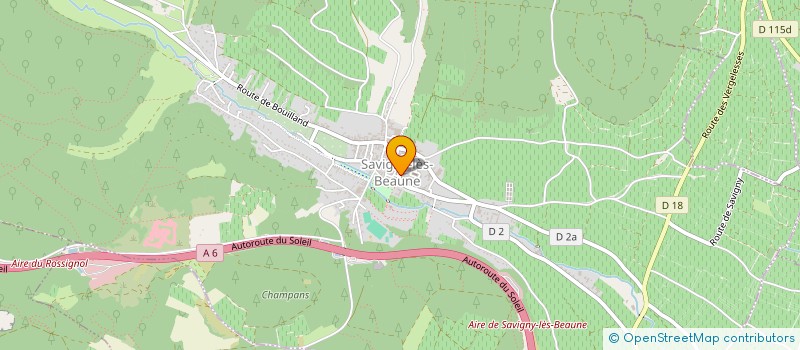 localisation de l'entreprise SCI DE LA PLACE  PERNAND-VERGELESSES