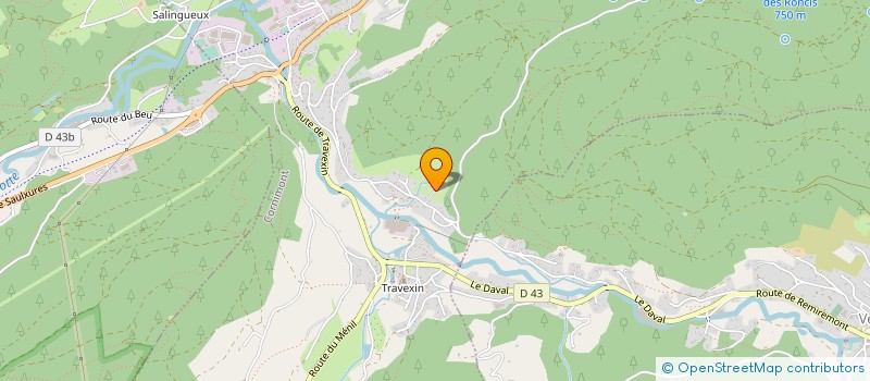 localisation de l'entreprise SCI DE LA PLACE  CORNIMONT