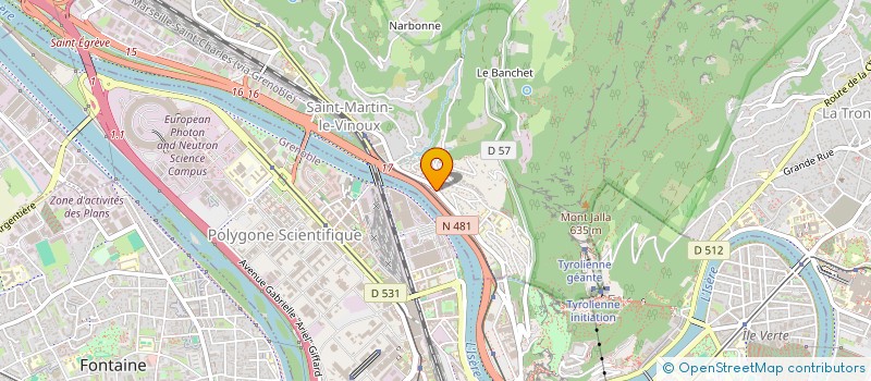 localisation de l'entreprise SCI DE LA PLACE  SAINT-MARTIN-LE-VINOUX