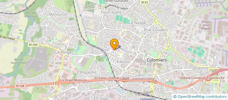 localisation de l'entreprise SCI DE LA PLACE AUX ARBRES à COLOMIERS