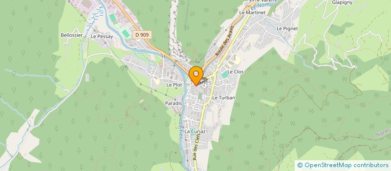 localisation de l'entreprise SCI DE LA PLACE AVET à THONES