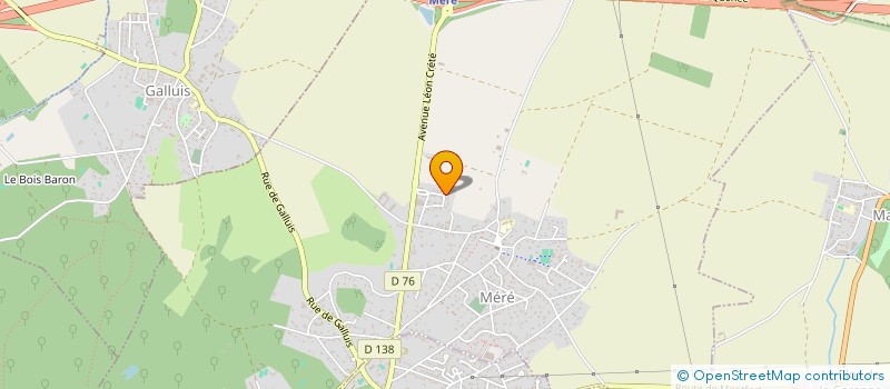 localisation de l'entreprise SCI DE LA PLACE COMMUNALE  MERE