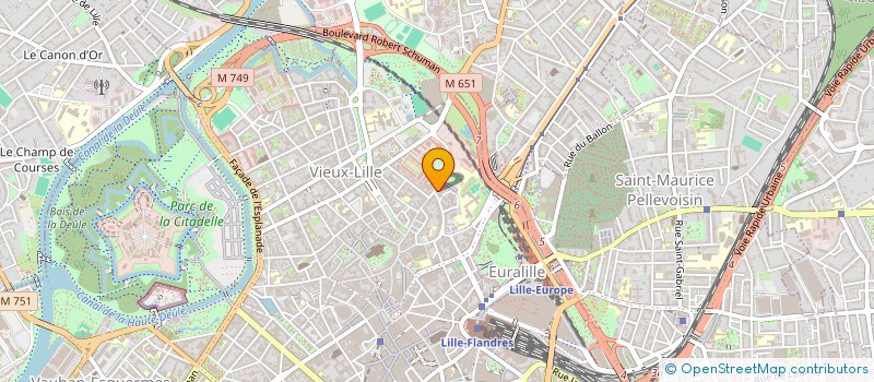 localisation de l'entreprise SCI DE LA PLACE DE GAND à LILLE