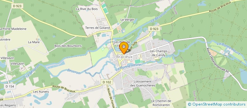 localisation de l'entreprise SCI DE LA PLACE DE HOTEL DE VILLE  BRACIEUX