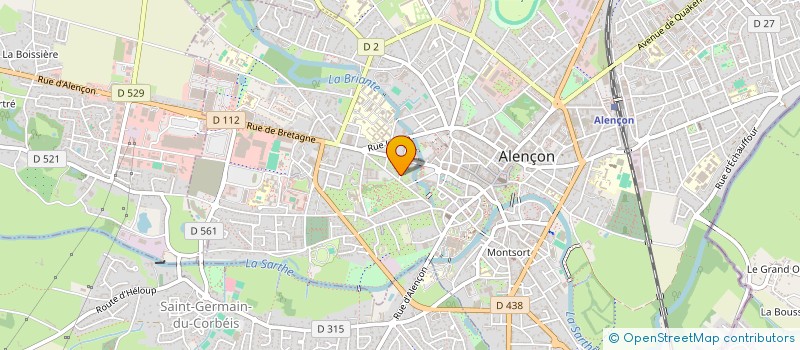 localisation de l'entreprise SCI DE LA PLACE DE L'EGLISE à ALENCON
