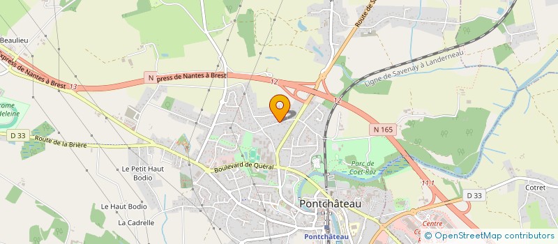 localisation de l'entreprise SCI DE LA PLACE DE L EGLISE  PONTCHATEAU