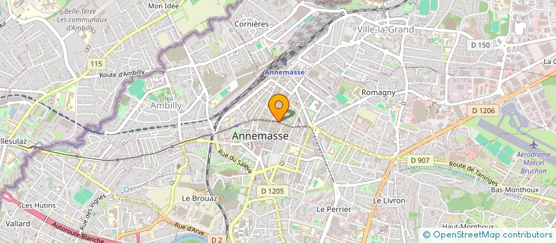 localisation de l'entreprise SCI DE LA PLACE DE L'ETOILE à ANNEMASSE
