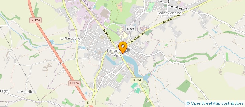 localisation de l'entreprise SCI DE LA PLACE DE L'ORANGERIE  TORIGNY-LES-VILLES