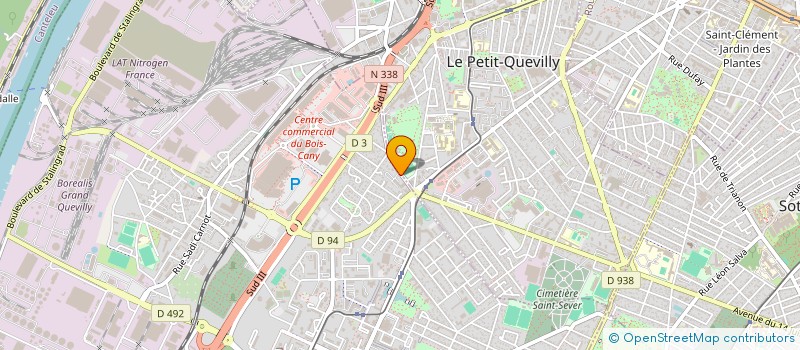 localisation de l'entreprise SCI DE LA PLACE DE LA CATHEDRALE  LE GRAND-QUEVILLY