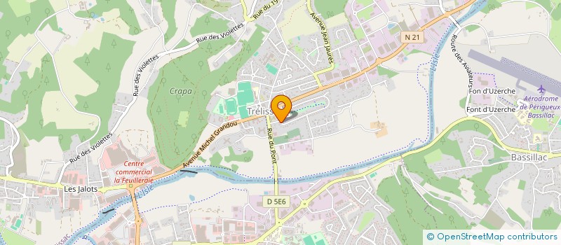 localisation de l'entreprise SCI DE LA PLACE DE LA LIBERTE  TRELISSAC