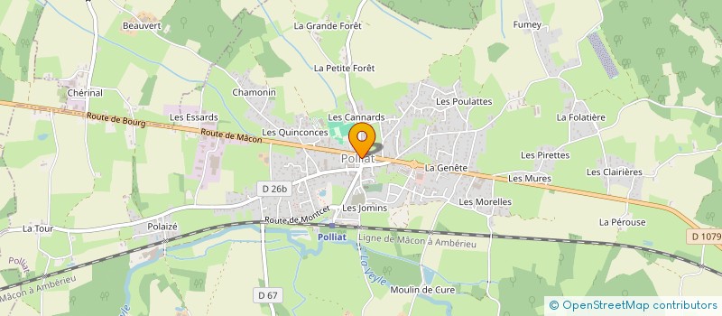 localisation de l'entreprise SCI DE LA PLACE DE LA MAIRIE à POLLIAT