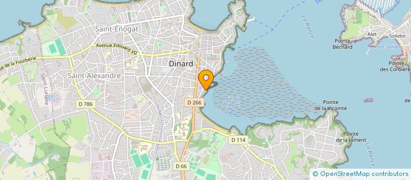 localisation de l'entreprise SCI DE LA PLACE DE LA RESISTANCE  DINARD