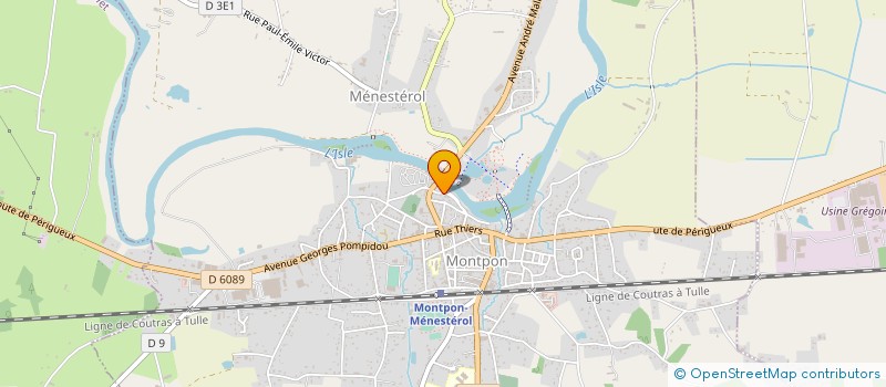 localisation de l'entreprise SCI DE LA PLACE DE METZ  MONTPON-MENESTEROL