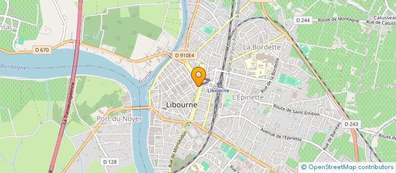 localisation de l'entreprise SCI DE LA PLACE DECAZES à LIBOURNE