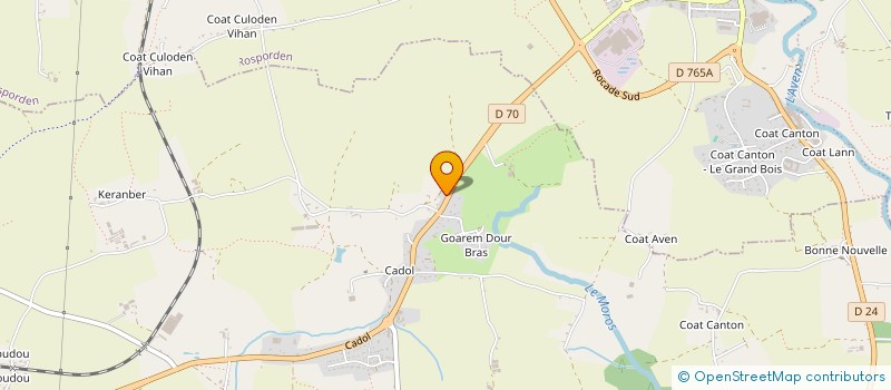 localisation de l'entreprise SCI DE LA PLACE DES ECOLES  MELGVEN