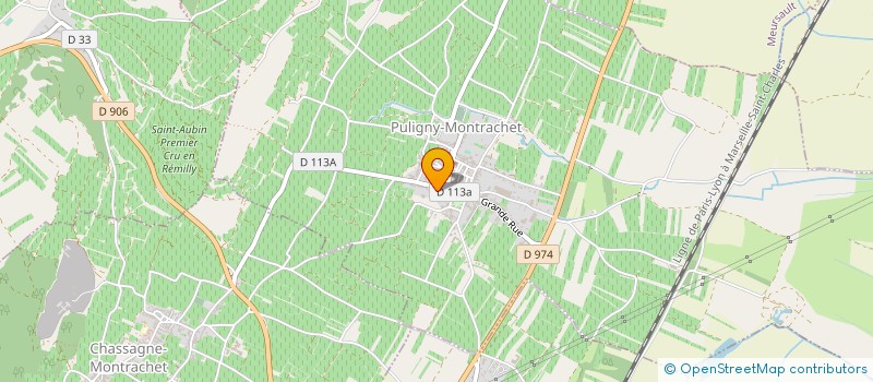 localisation de l'entreprise SCI DE LA PLACE DES MARRONNIERS  PULIGNY-MONTRACHET