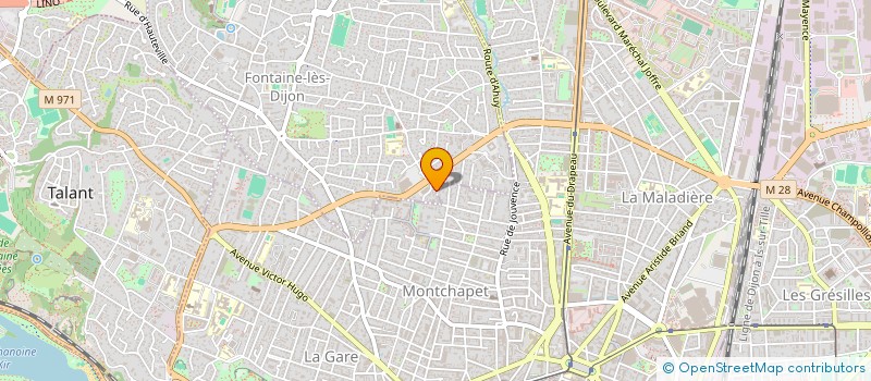 localisation de l'entreprise SCI DE LA PLACE DES TROIS EVECHES à DIJON