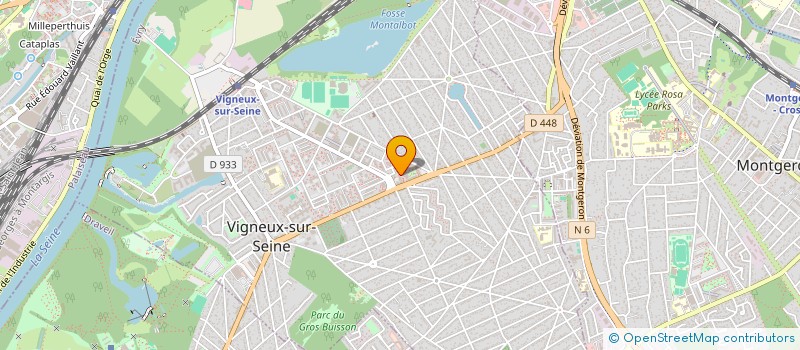 localisation de l'entreprise SCI DE LA PLACE DU 8 MAI 1945 à VIGNEUX-SUR-SEINE